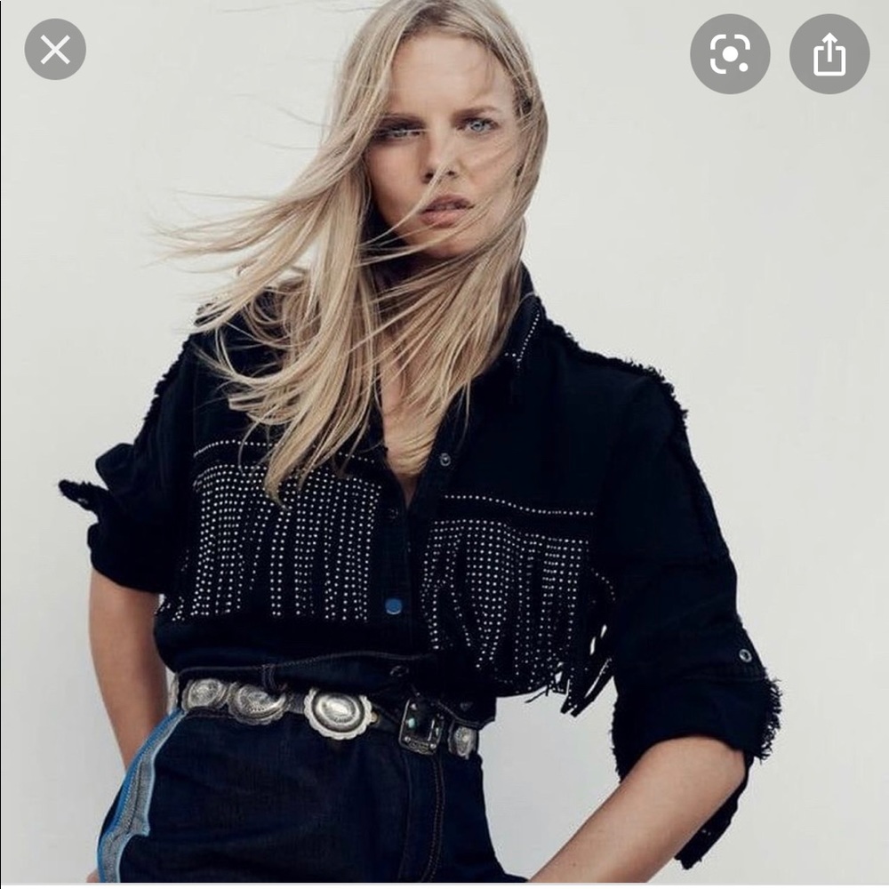 Zara Fringe Jacket